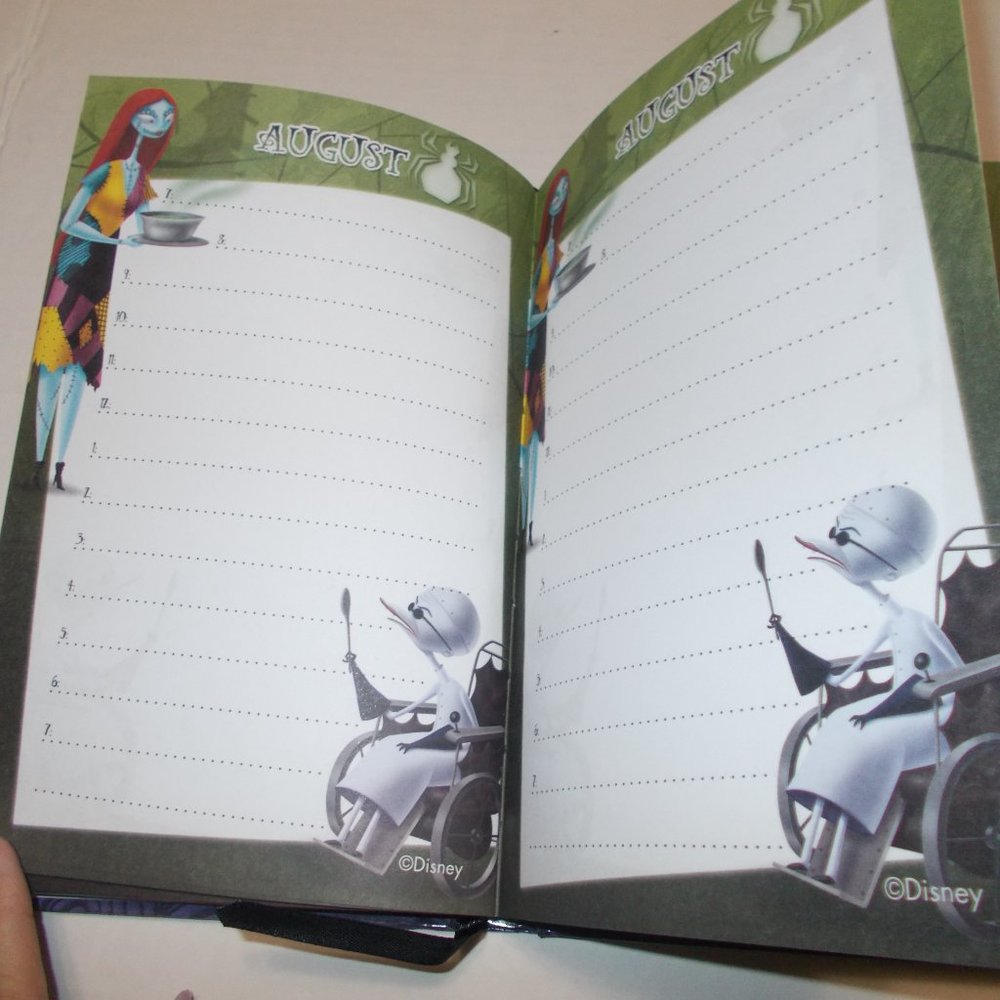 The Nightmare Before Christmas Undated Planner Multi Color Unused - Picture 7 of 11